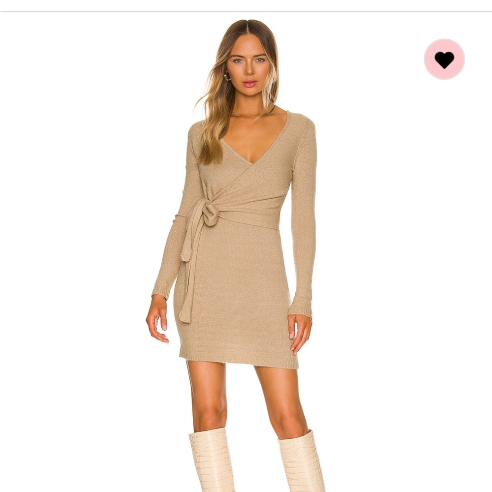 LPA sweater wrap dress